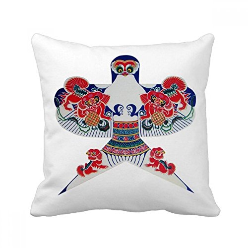 Coussin cerf-volant asiatique de qualite superieure 40x40cm multicolor - 2