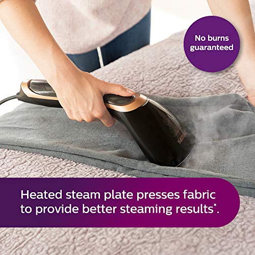 Philips-Steam-and-Go-Plus-Handheld-Clothes-Vertical-and-Horizontal-Garment-Steamer-No-Ironing-Board-Needed-007-Litre-1300-W-BlackCopper-GC36286