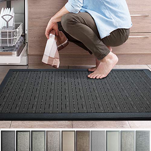 image for iCustomRug Anti Fatigue Kitchen Mat with Durable textalene Surface, fo