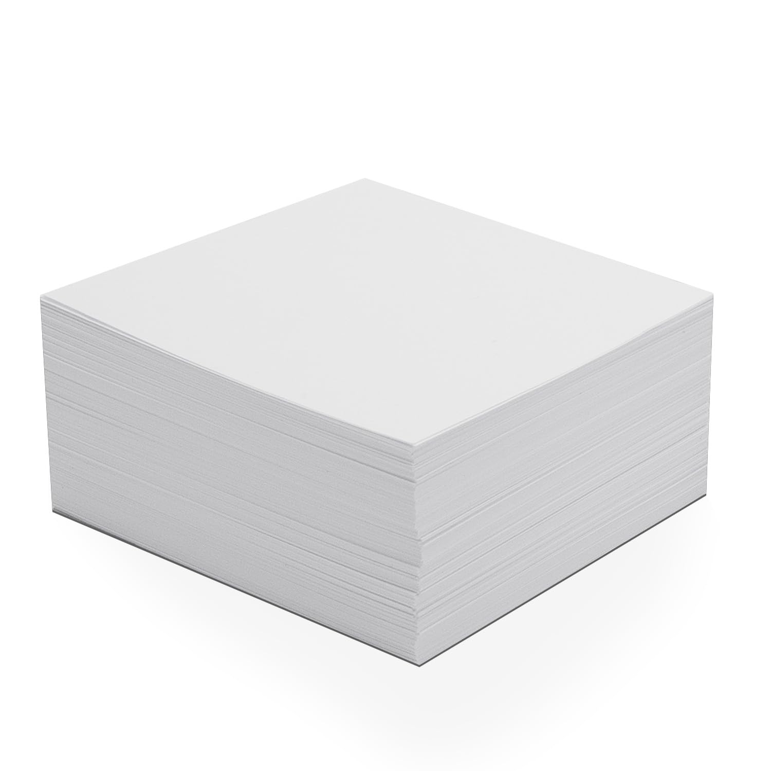 younikat Papel de recambio para proyector de dibujo I 500 hojas cuadradas 10,5 x 10,5 cm I papel blanco 80 g/m² I para mesa de luz y calcar I dv428