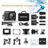 APEMAN Action Kamera WIFI sports cam 4K camera 20MP Ultra Full HD Unterwasserkamera - 8