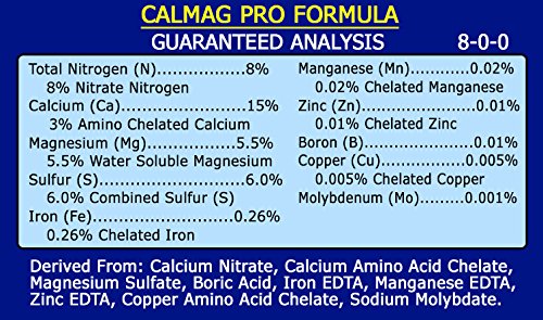 Blue Planet Nutrients Calmag Pro Formula (16 Oz) | Soluble Calcium Magnesium & Micro-Nutrients Supplement | Makes Up To 450 Gallons | Corrects & Prevents Nutrient Deficiencies In Plants | For All Plants & Gardens #TOP4