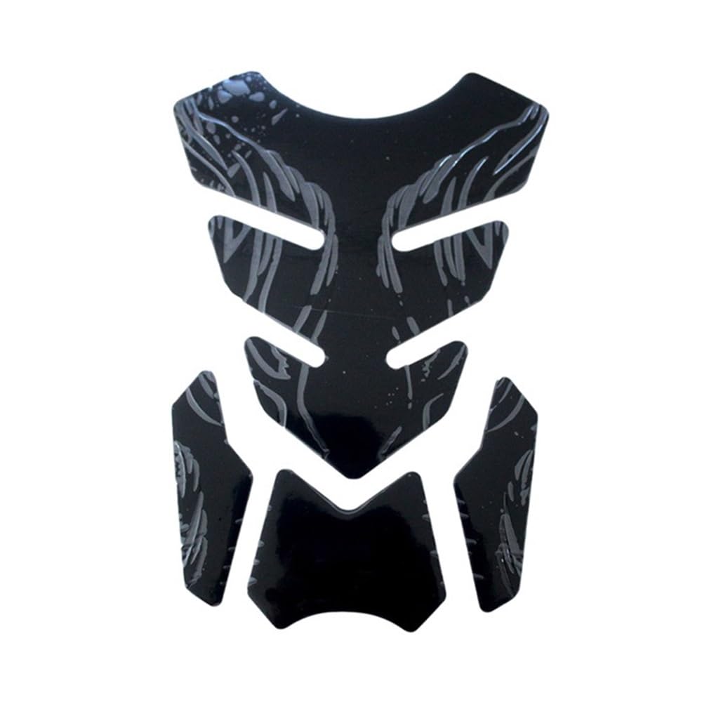Motorbike Fuel Tank Sticker for Tankpad Sticker Fishbone Tank Pad Stickers Oil Gas Protector Cover Decoration Flame Motorcycle Accessories