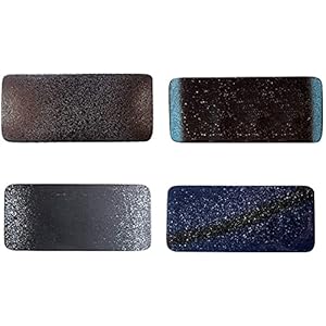 Buffetplateau serveerschaal zwart, kaasplateau serveerschaal voor het serveren van tapas, gebak, stijlvolle schalen, onderzetters, worstplateau,