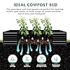 DIIYIV 12x4x1.5FT Galvanized Raised Garden Bed,Vegetable Boxes-Rectangle Metal Flower Box,Large Planter Raised Beds Outdoor Garden for Planting,Fruit,Herb-Black #2