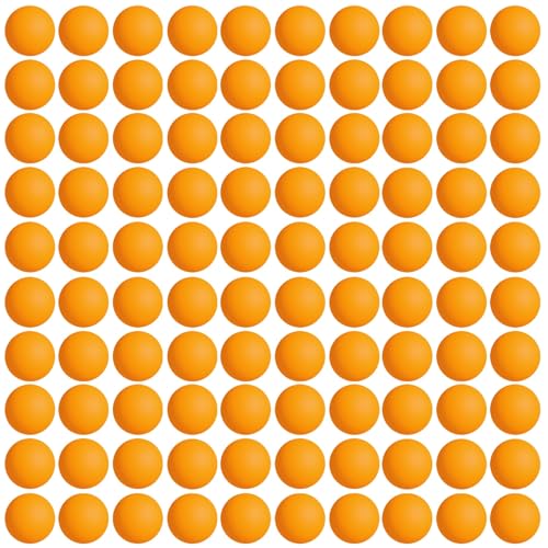 Image of D-Xam Ping Pong Balls Orange or White ABS 1 Star 40mm Official Size High Bounce Professional 50, 30 Pack Table Tennis Ball for Training & Practice - Durable High Performance