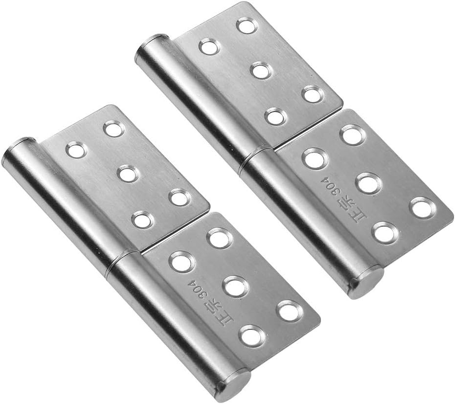 Stainless Steel Hinges Door Connector Drawer Durable Furniture Bookcase Window Cabinet Home 5# 2Pcs