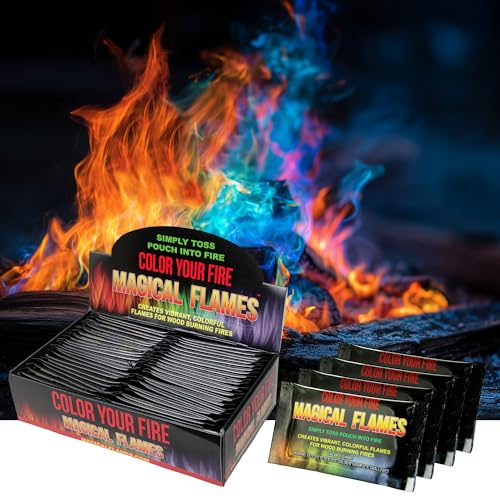 Magical Flames Fire Color Changing Packets Fire Pit (50...