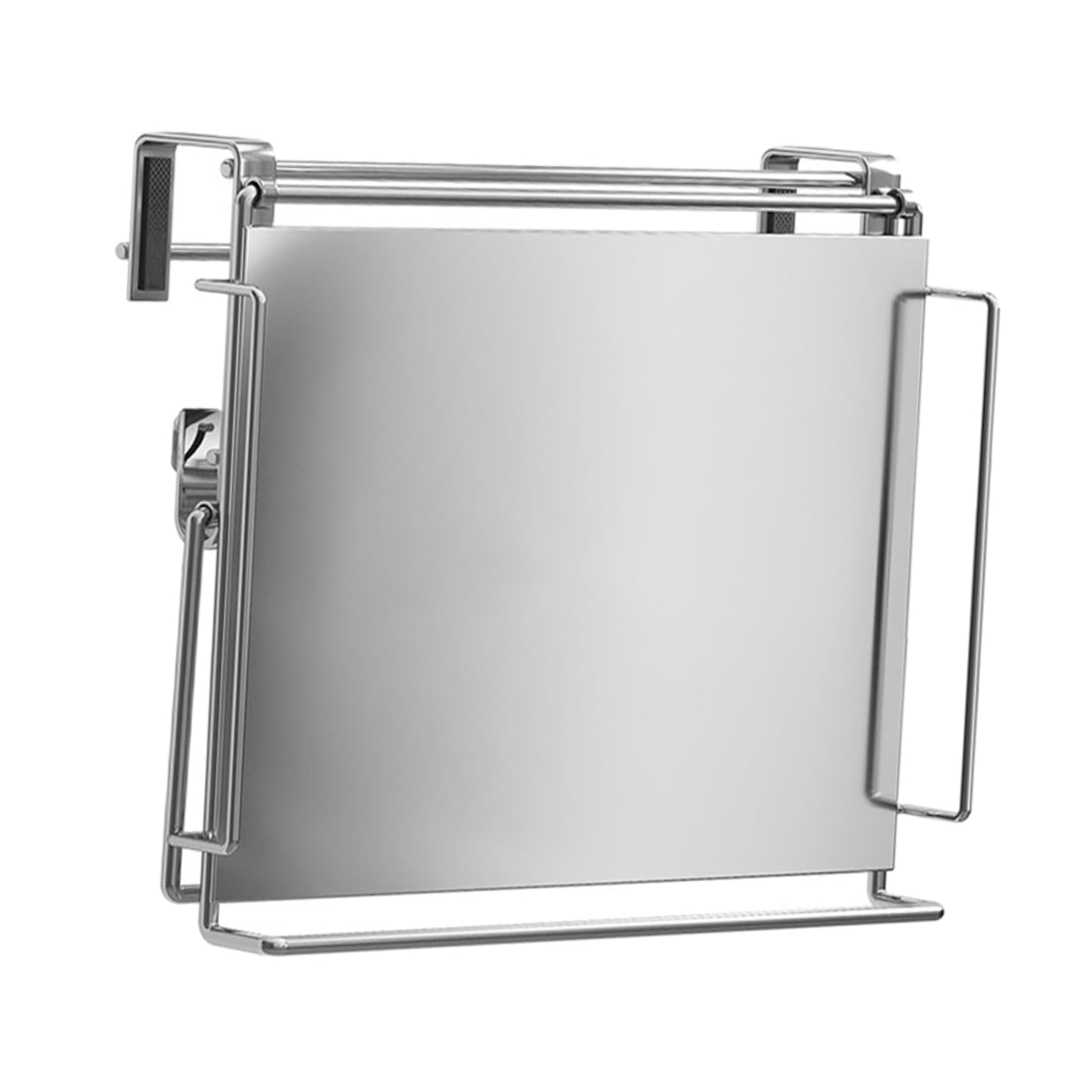 ABOOFAN Stainless Steel Folding Kitchen Shelf Door Organizer for Seasonings and Sundries