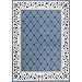 Home Dynamix 7015-327 Lyndhurst Sheraton Runner Area Rug, Light Blue