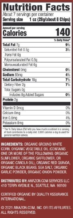 Aplenty Organic Multigrain Tortilla Chips, 7.5 Oz