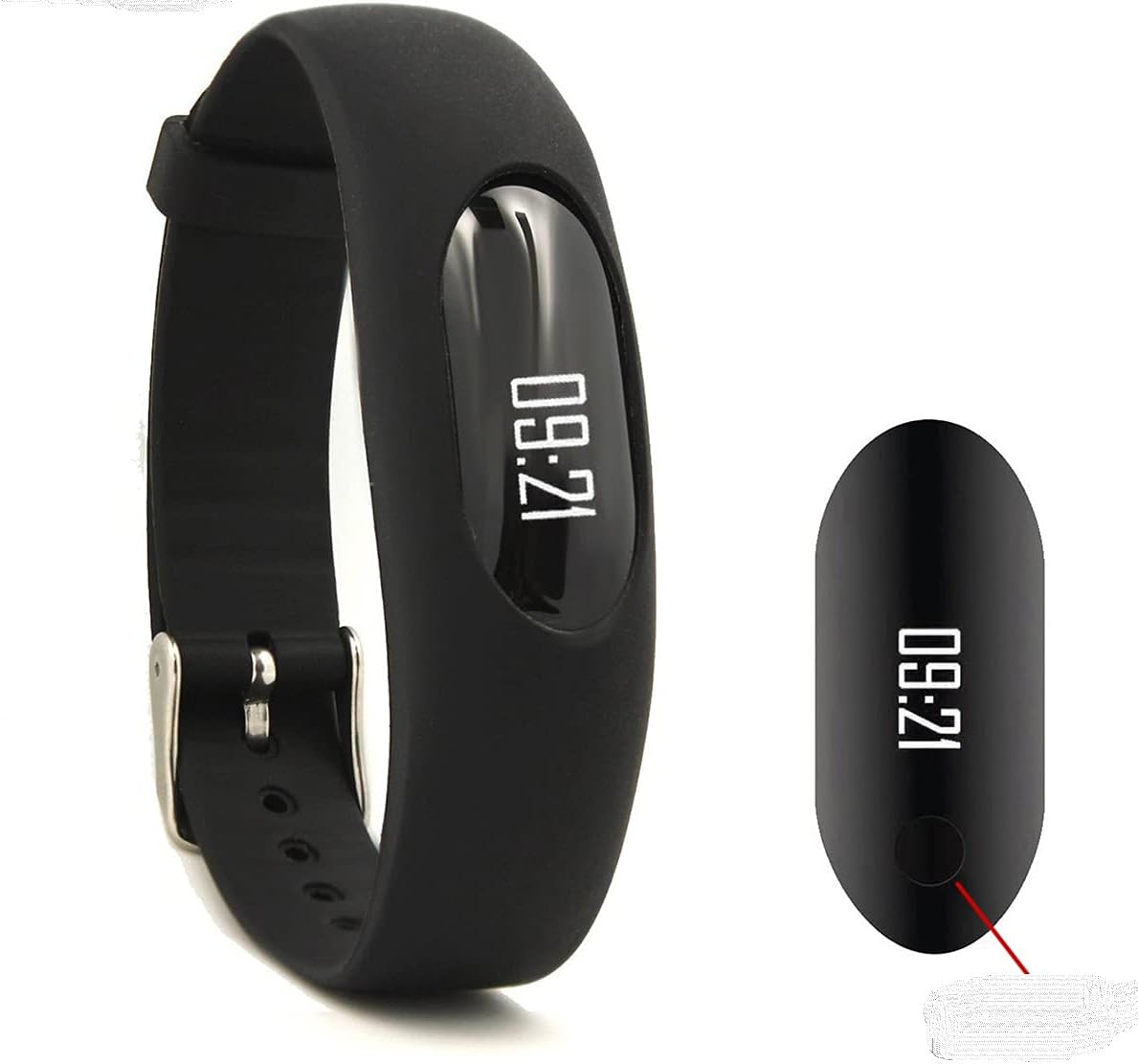 PB2433 Best Pedometer Watch for walking for women men kids Fitness Activity Trackers, Distance Sleep Calorie Step Counter. No Bluetooth, No APPs, Easy Settings