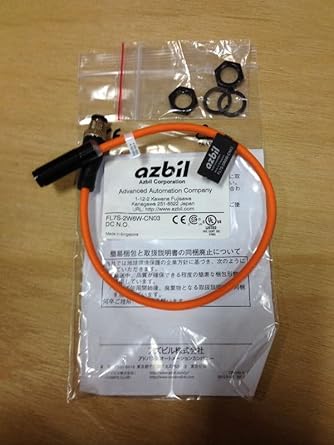 Proximity Sensor, FL7S-2W6W-CN03, Stainless Steel Sensing Face, M12 Dia, Sensing Range 2mm, DC 2 Wire, NO Output, preleaded connector type,