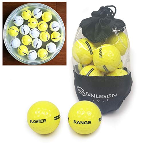 Snugen (Tm) Floater Golf Range Balls, Practice Floating Balls