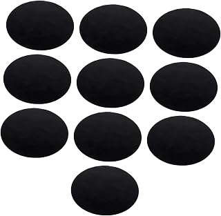 Happyyami 10pcs Ptfe Non Stick Frying Pan Liner Mats Baking Pads for Cooking Reusable Pot Mats for Indoor and Outdoor Use