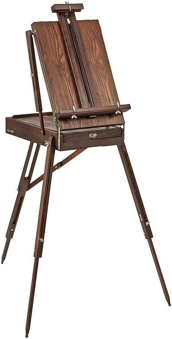 Caja de pintura Tipo de barra de plomo Caja de pintura al óleo Bocetos portátiles Beech Oleo de madera Caja de pintura al óleo portátil Caja de pintura al óleo Caja de caballete Estudiante Estudiante