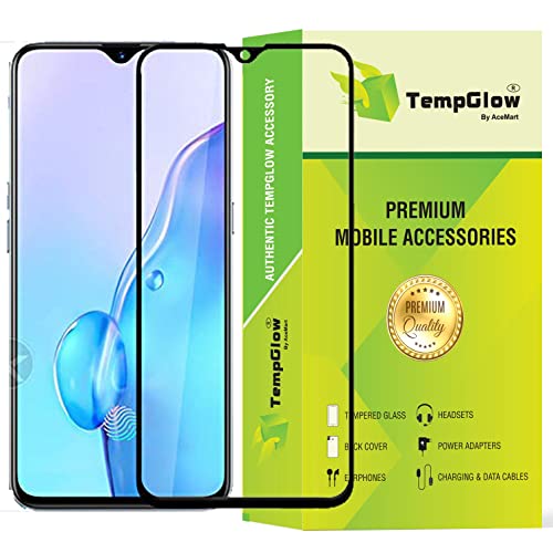 Image of Screen Protector for Realme X2 Pro (Black) Tempered Glass Edge-to-Edge 6D Screen Guard With Installation Kit