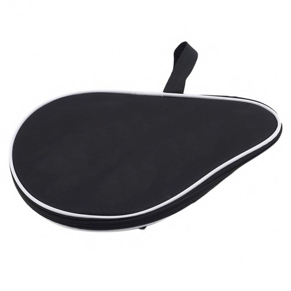 Hrippy Black Table Tennis Racket Case - Pong Bat Carry Bag Cover, Professional Table Tennis Racket Cover Storage Case For 2 Pong Paddle Bat 3 Balls