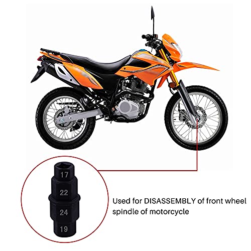 Anyingkai Motorrad Achse Werkzeug,Innensechskant Motorrad Achse,Motorrad Spindel,Innensechskant Motorrad,Motorrad Sechskant,Motorrad Werkzeug Sechskant