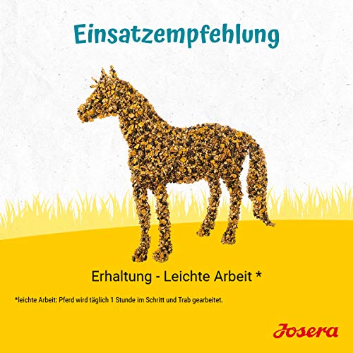 JOSERA Leichter Mix (1 x 20 kg) | PFERD | Premium Pferdefutter für leicht beanspruchte Pferde | Pferdefutter light | zucker- & proteinreduziert | Apfel-Luzerne Müsli | 1er Pack