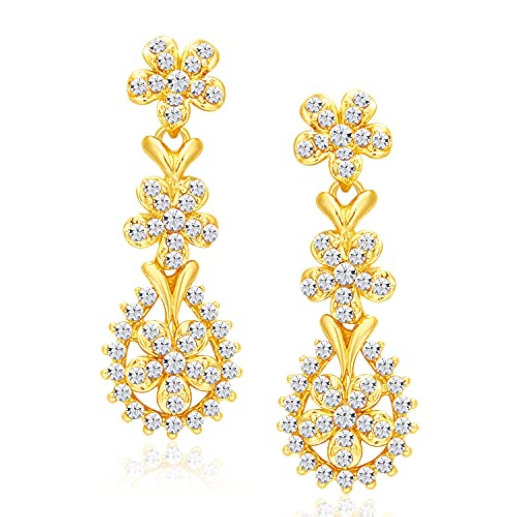 Stunning Plated Ad Necklace Set - 2557NADP550SK