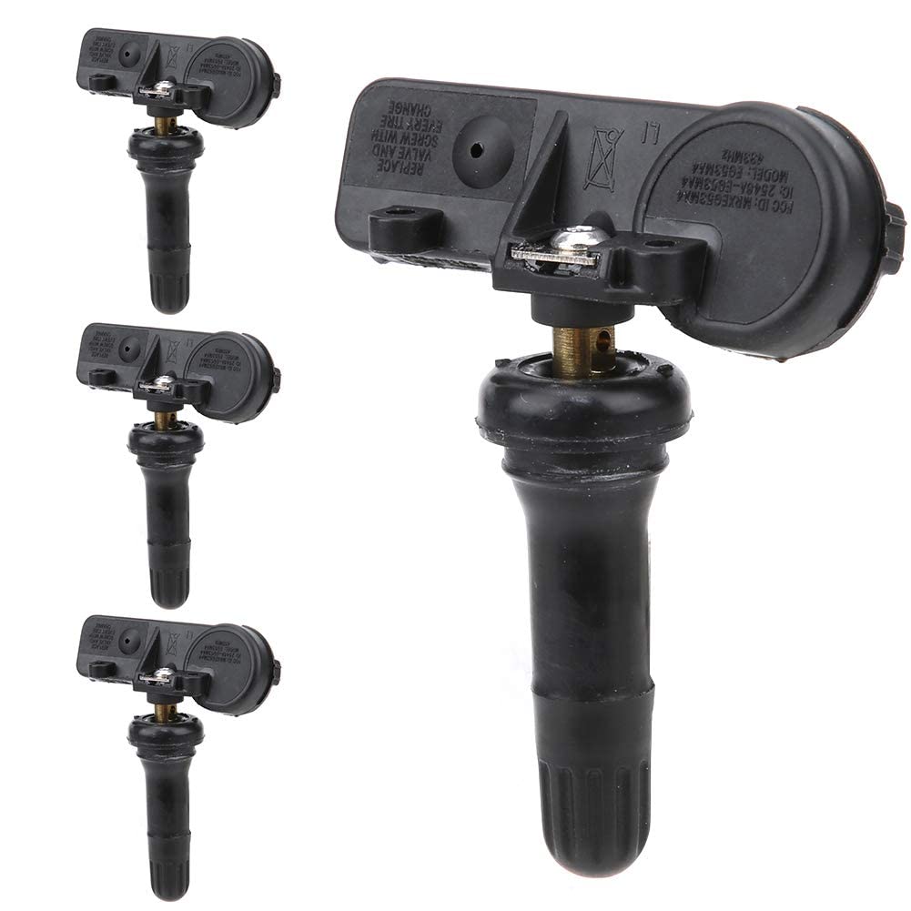Capteur de systèmes de surveillance de pression des pneus TPMS, capteur de pression des pneus 4 pièces 68241067AB 433 MHz TPMS pour