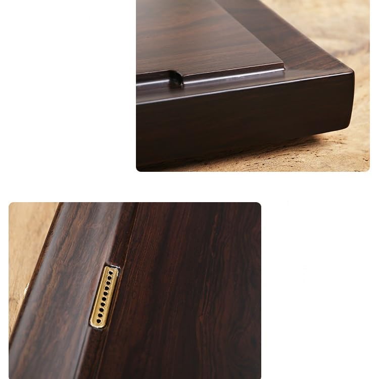 Plateau à Thé Kung Fu Plateau à thé Bureau Maison Simple Plateau en bois massif, Grand et petit Plateau de table à thé de drainage for cérémonie du thé Plateau à thé Table à Thé pour la Maison Plateau