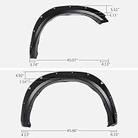 Vista 2 de GRAND ORANGE Guardabarros compatibles con Dodge Ram 1500 2009-2018 /Ajuste para Ram 1500 Classic 2019-2022 (excluye R/T y Rebel) Accesorios