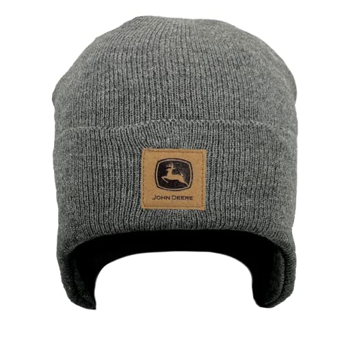 Bonnet en cuir John Deere pour le travail extérieur et les matins froids