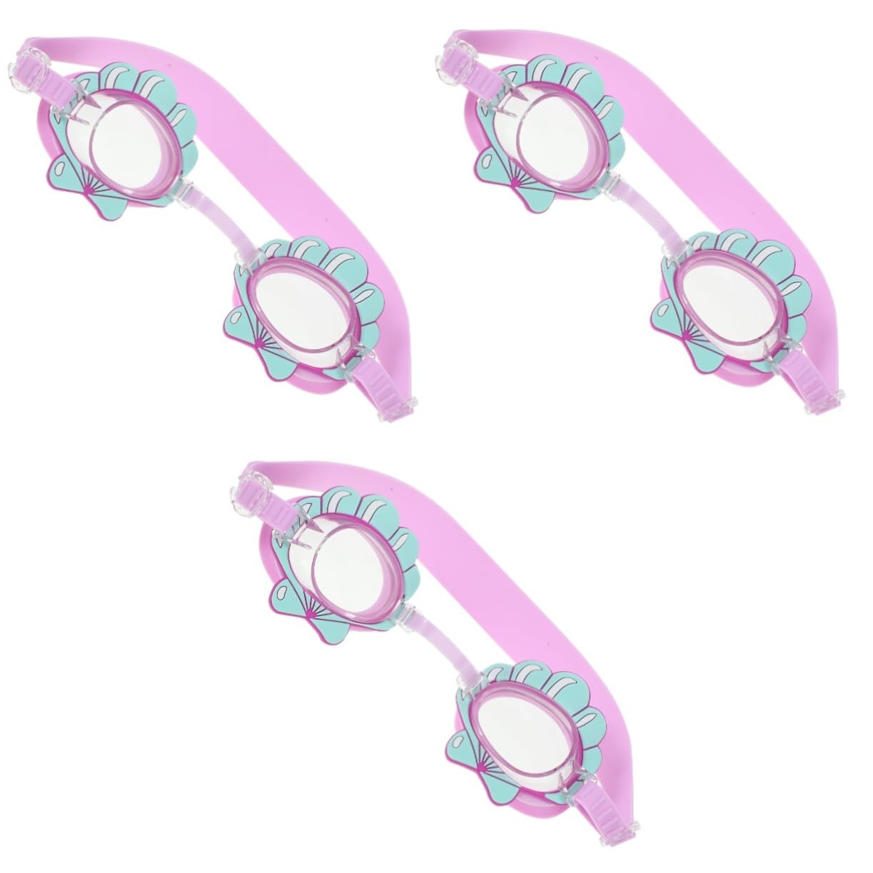 Toddmomy 3 Pièces Lunettes De Natation Pour Enfants Lunettes De Plage Lunettes De Mer Lunettes De Mignonnes Lunettes Pour Enfants 6-14 Ans Pc Tout-petit Masque Plongée
