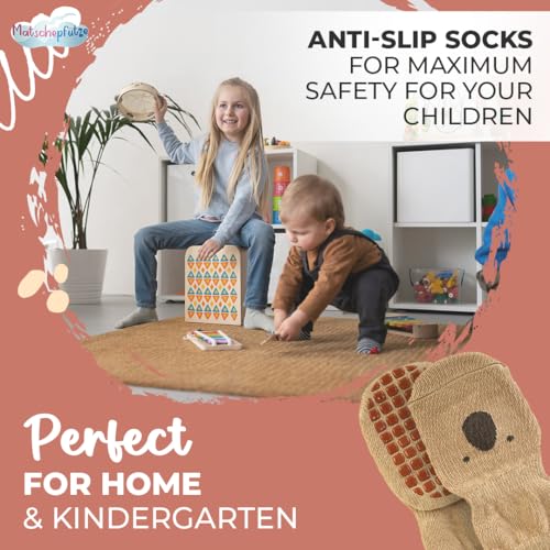 Toddler Socks with Grippers - Cotton Non Slip Socks Baby - Baby Nonslip Socks - Baby Grip Socks - Infant Socks2