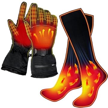 heated gloves and heated socks