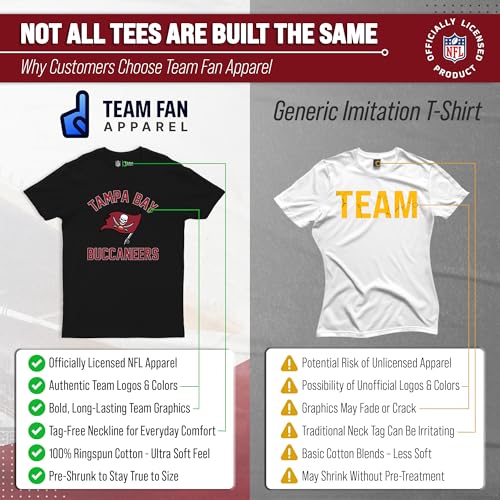 Image of NFL Gameday Cotton Blend T-Shirt for Men and Women - Licensed