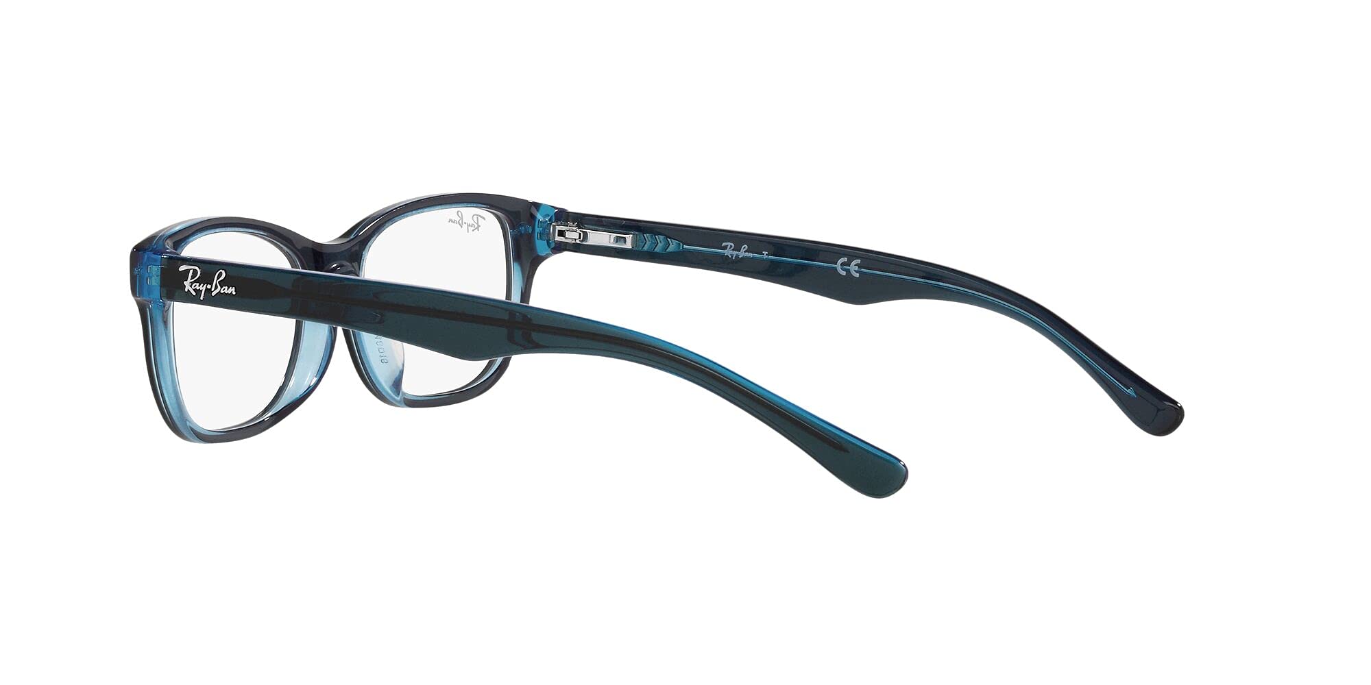 Ray-Ban Dziecięce oprawki do okularów korekcyjnych Ry1555f Low Bridge Fit Square