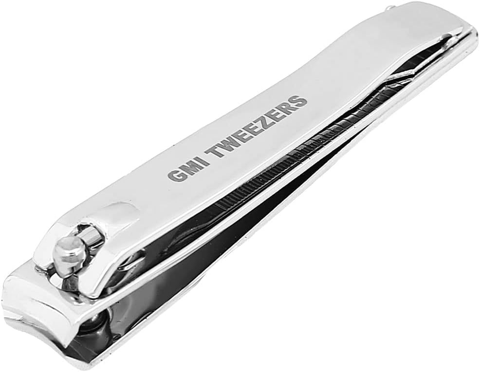 Nail Clippers Set, Sharp Stainless Steel Fingernail Clipper & Toenail Clippers, Black Nail Cutter (Silver)