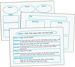 Really Good Stuff Writing Graphic Organizers Dry Erase Boards - Set of 3
