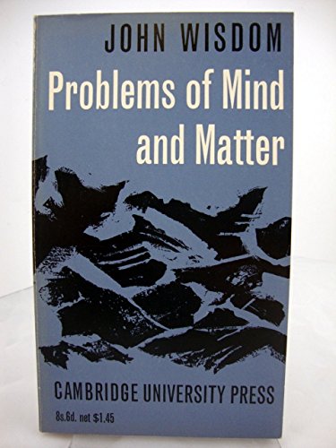 Problems of Mind and Matter B0007ISIBS Book Cover