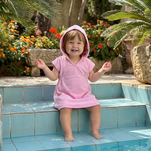 Image of Toddler Little Girl Swim Cover Up Beach Towel Coverup Bathing Suit Cover Ups Swimsuit Summer Baby Beach Essentials