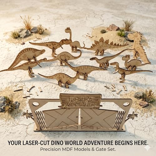Image of BAGJI TOYS Parent Wooden Painting Craft Kits for Kids (Jurassic Park)