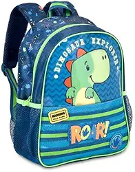 Mochila Escolar Creche Infantil Dinossauro Verde Clio Roar