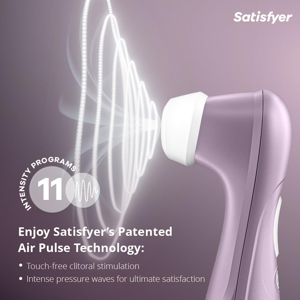 Satisfyer Pro 2 Vibrator Sex Toy | Adult Toys for Women | Suction and Clitoral Stimulation Vibrator | Vibrating Sexual Pleasure Device | Stimulation Vibrators | Female Wellness Tools | Woman Sextoy: Violet