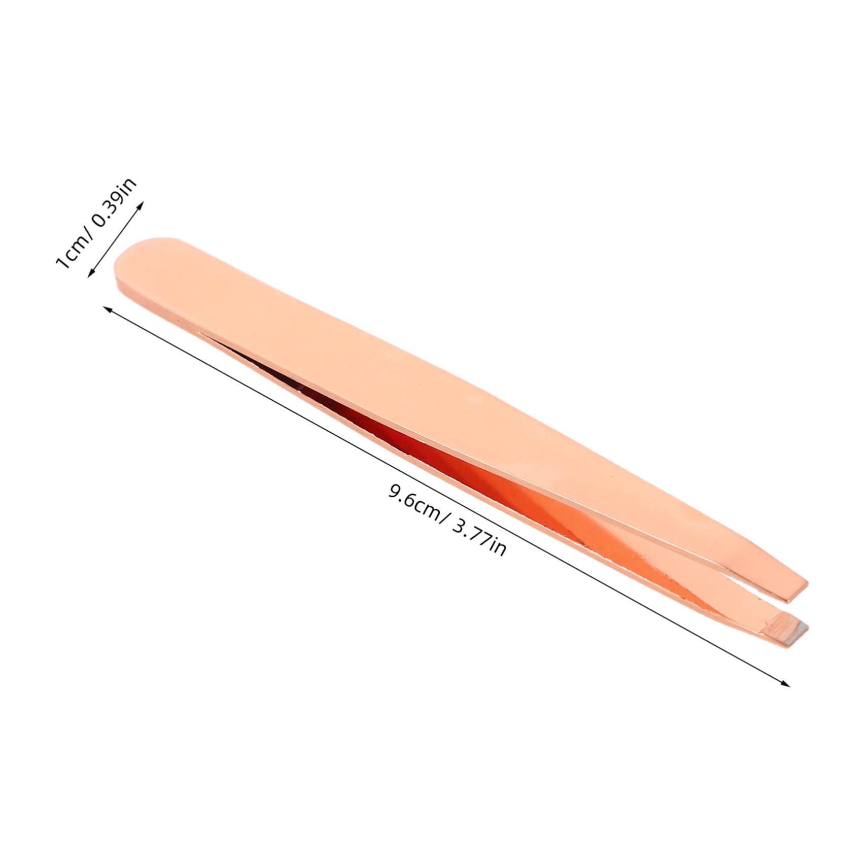 CALLARON 3pcs Stainless Steel Flat Tip Tweezers Multipurpose Precision Eyebrow Tweezers for Facial Hair Eyebrow Removing Beauty Tools for Women