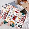 Personalized Fire Truck Baby Blanket,Firefighter Firetruck Custom Blanket for Boys Girls,Soft Customized Fire Truck Receiving Blanket,Best Gifts for Baby Shower/Birthday/Truck Car Lover 40"x50"(Kid) #5