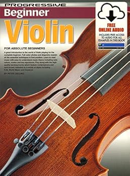 Paperback 11805 - Progressive Beginner Violin - Book/Online Audio Book