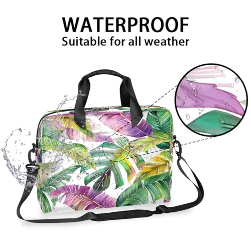 Bolsa para portátil 16 pulgadas tropical hojas acuarela miniatura 2
