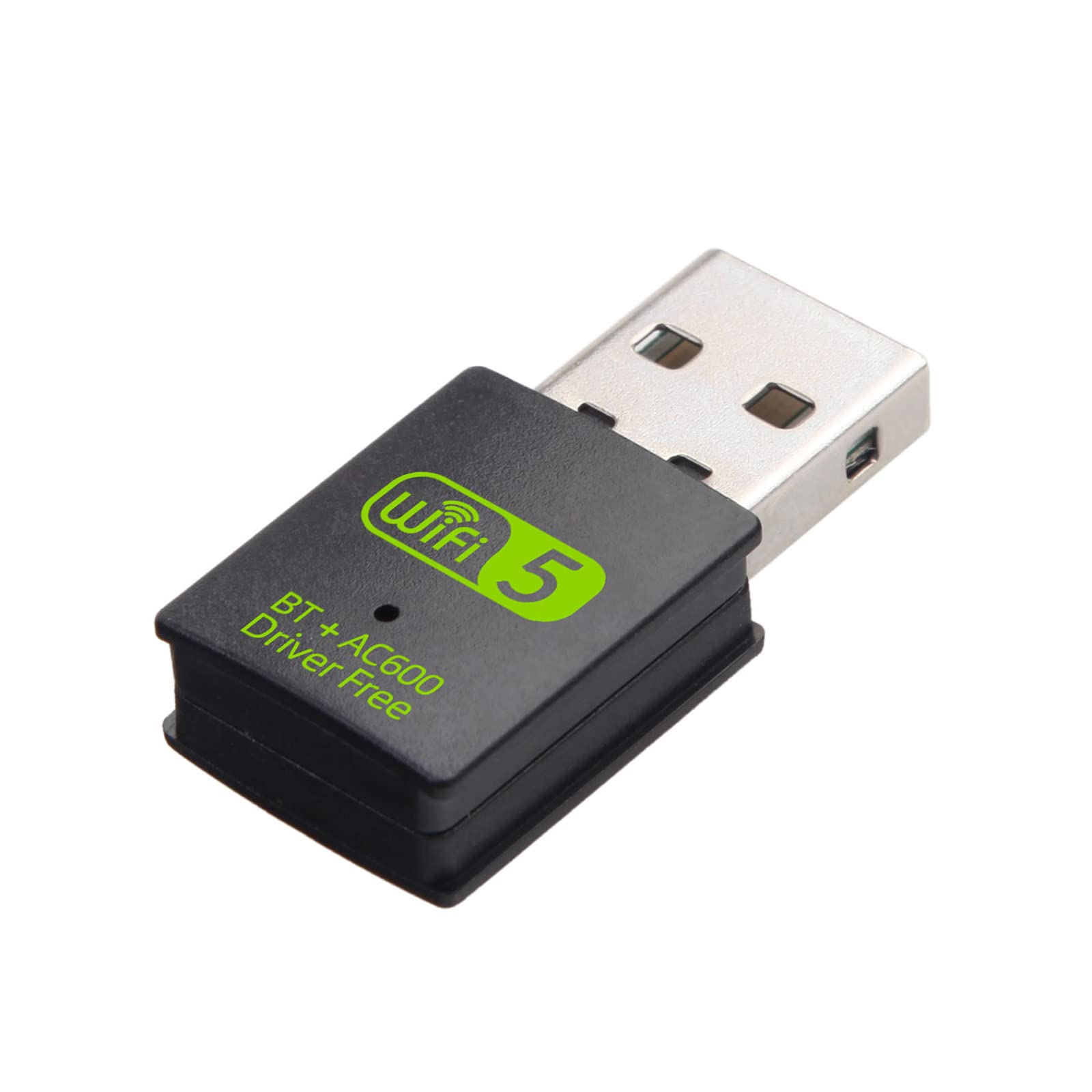 USB WiFi Bluetooth Adapter, 600Mbps Dual Band 2.4/5GHz Wireless Network Card, USB WiFi Dongle for PC/Laptop/Desktop, Support Windows XP/7/8.1/10