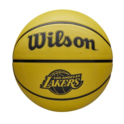Image of Wilson BASKETBALLS NBA Team Tribute Solid BSKT LA Lakers 7