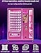 Hair Eyelash Perfume Cosmetic Vending Machine, Beauty Vending Machine with Touch Screen, Customize Your Style, Beautiful Sticker, for Shopping Mall, Resort Hotel, Residential, Commercial