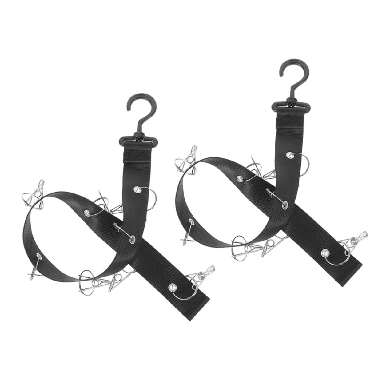 Parliky Portable Sports Organizer Hockey Drying Rack Hanging Straps for Hockey Gear for Home Storage