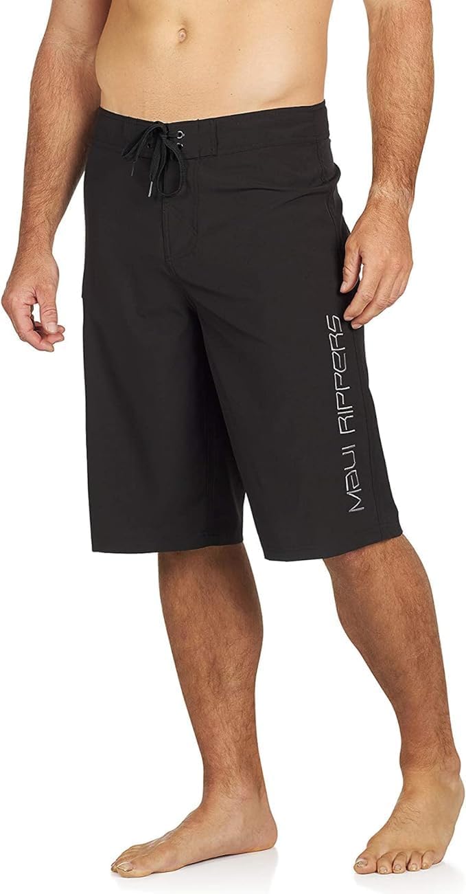 Maui Rippers Very Long 4 Way Stretch Boardshorts 24 Inch Outseam - Image 2